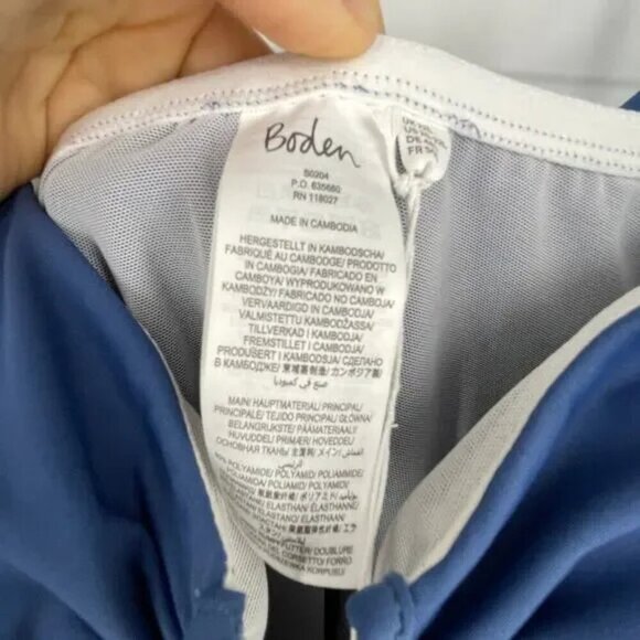 Boden Swimsuit XS 20/22L NWT $115 U bar - Picture 7 of 8